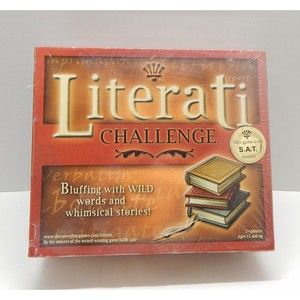 Literati Challenge Bluffing Cards SAT Words Discovery Bay Games Sealed